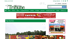 Desktop Screenshot of hastingstribune.com